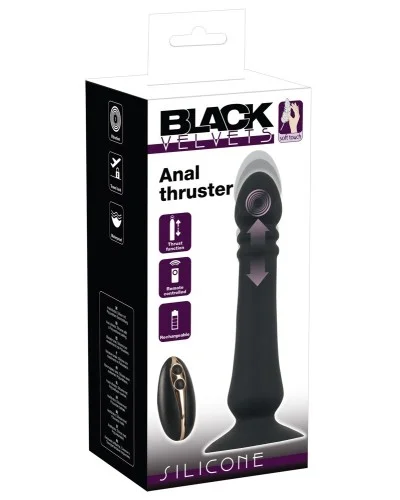 Plug avec poussée Thrust Velvet 18 x 4.4cm sextoys et accessoires sur La Boutique du Hard