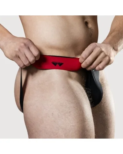 Jockstrap Rev2 Noir Rouge sextoys et accessoires sur La Boutique du Hard