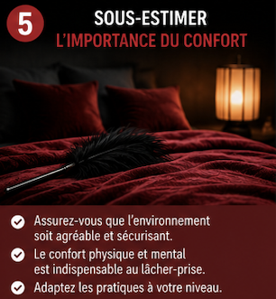 Le confort dans les relations BDSM