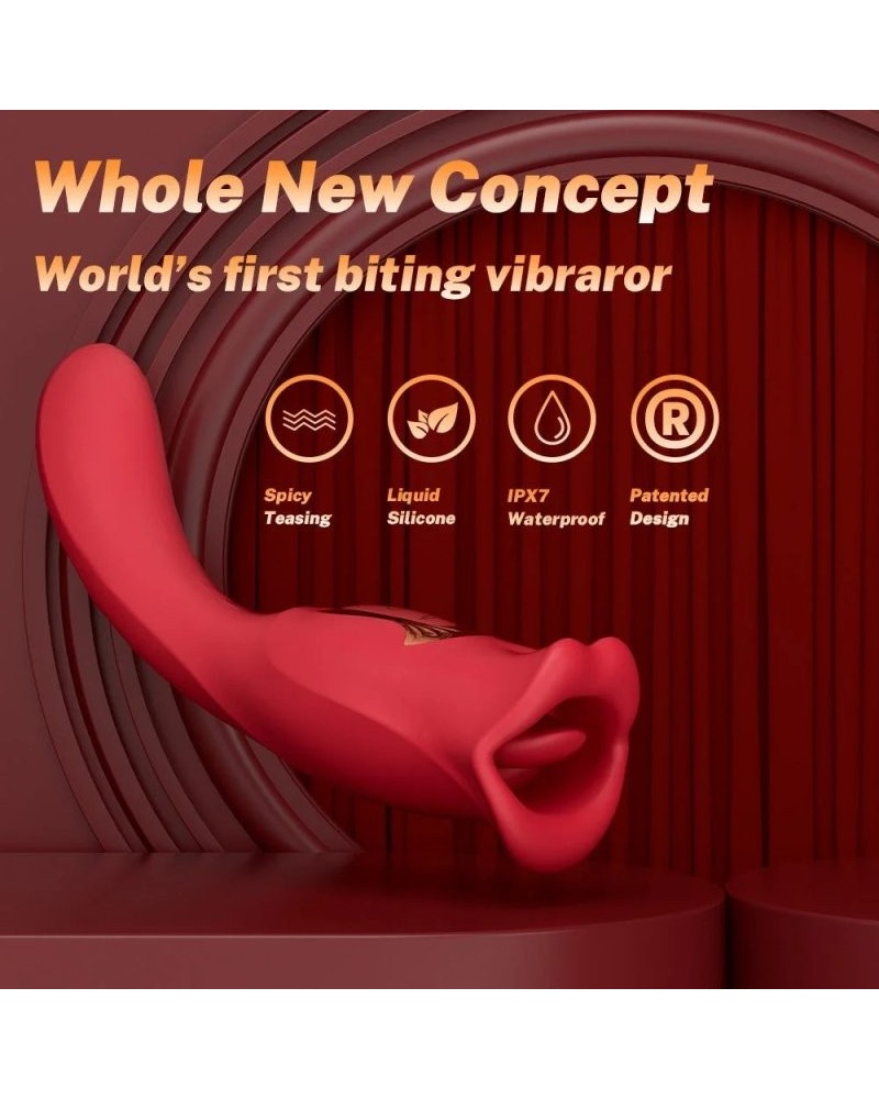 stimulateur anulingus avec gode lips tongue